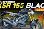 2026 Yamaha XSR155 Metallic Black Edition
