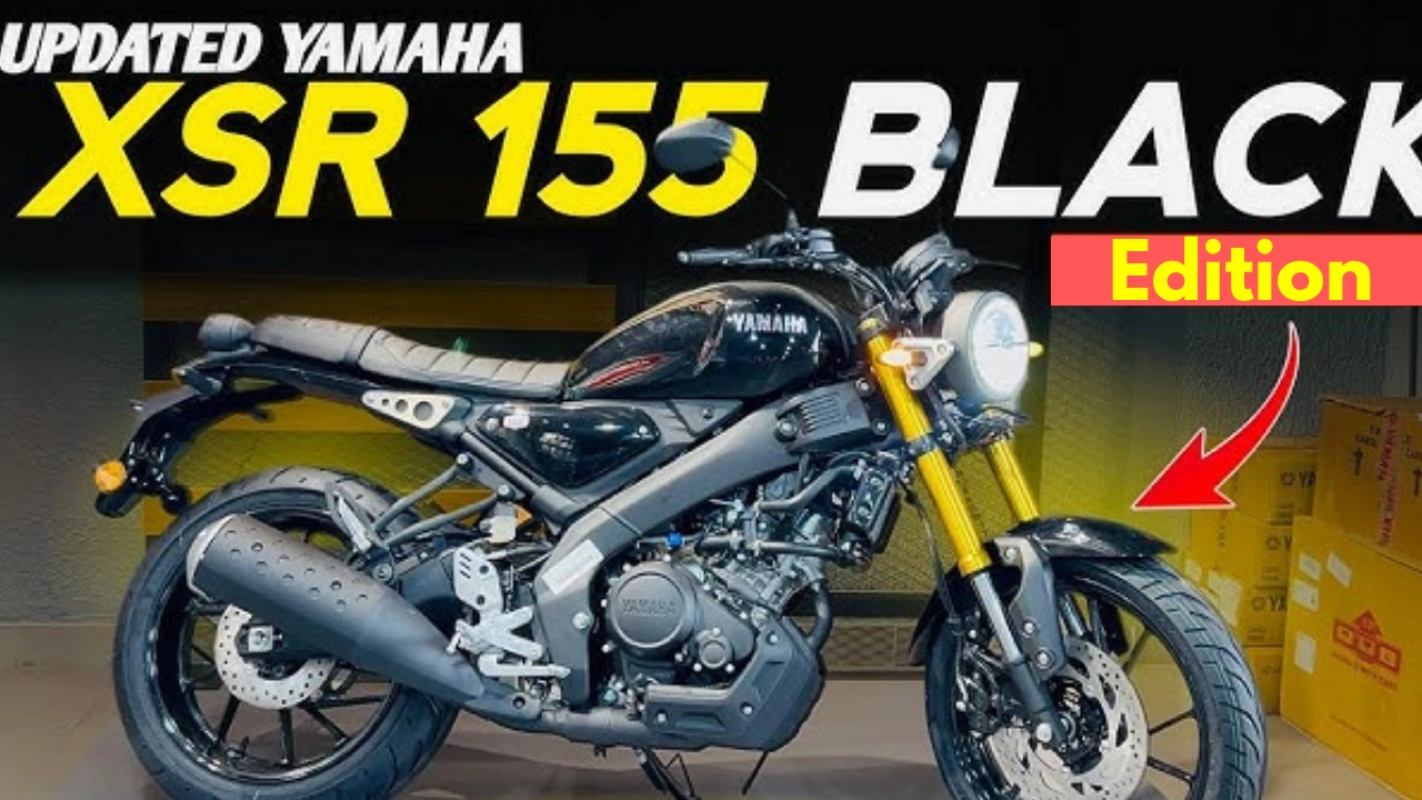 2026 Yamaha XSR155 Metallic Black Edition