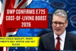 DWP £725 Cost of Living Boost 2026