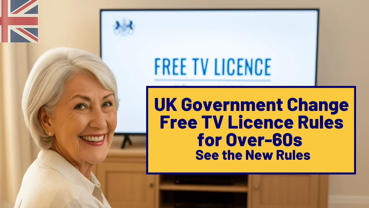 Free TV Licence Rules for Over 60s UK