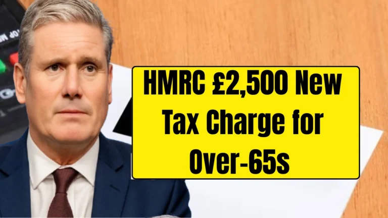 HMRC £2,500 New Tax Charge for Over-65s