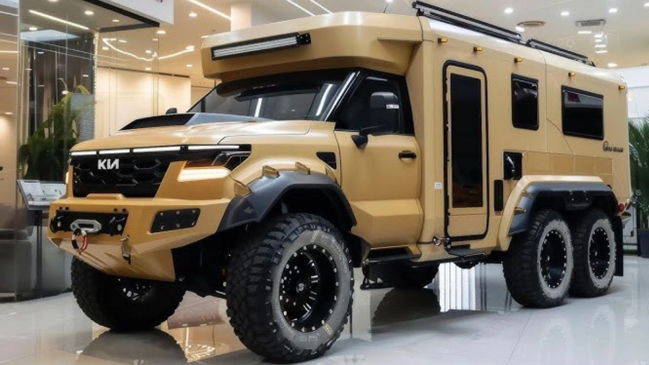 Kia Motorhome 2026 Revealed: A 5-Star Electric Camper Built for Off-Grid Living