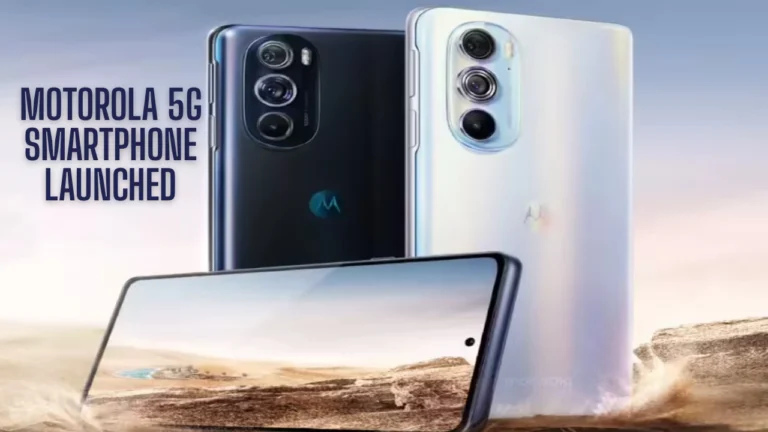 Motorola 5G Smartphone Launched