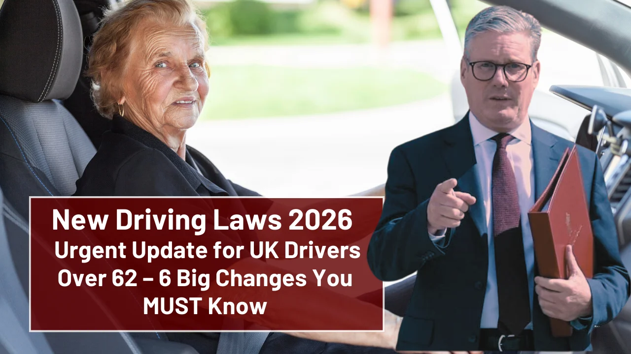 New Driving Laws 2026 UK Drivers Over 62