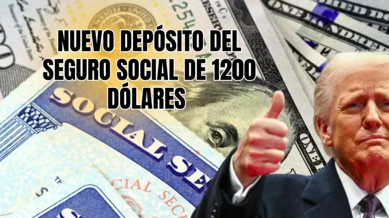 Nuevo depósito del Seguro Social de 1200 dólares