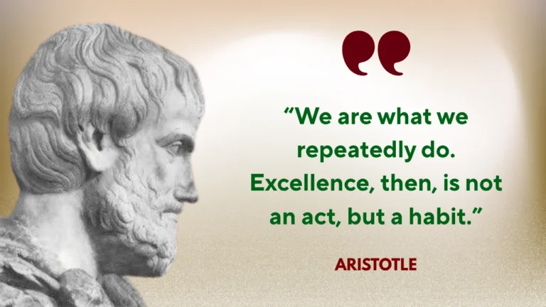 Quote of the Day by Aristotle on Excellence