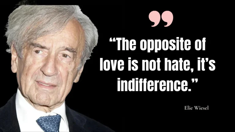 Quote of the Day by Elie Wiesel: