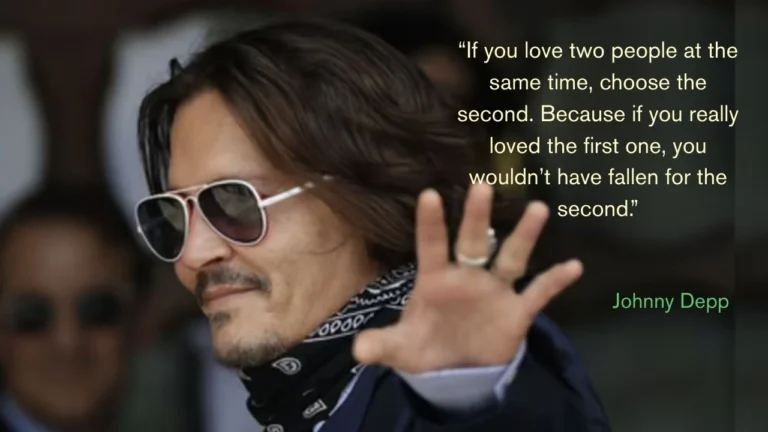 Quote of the Day by Johnny Depp