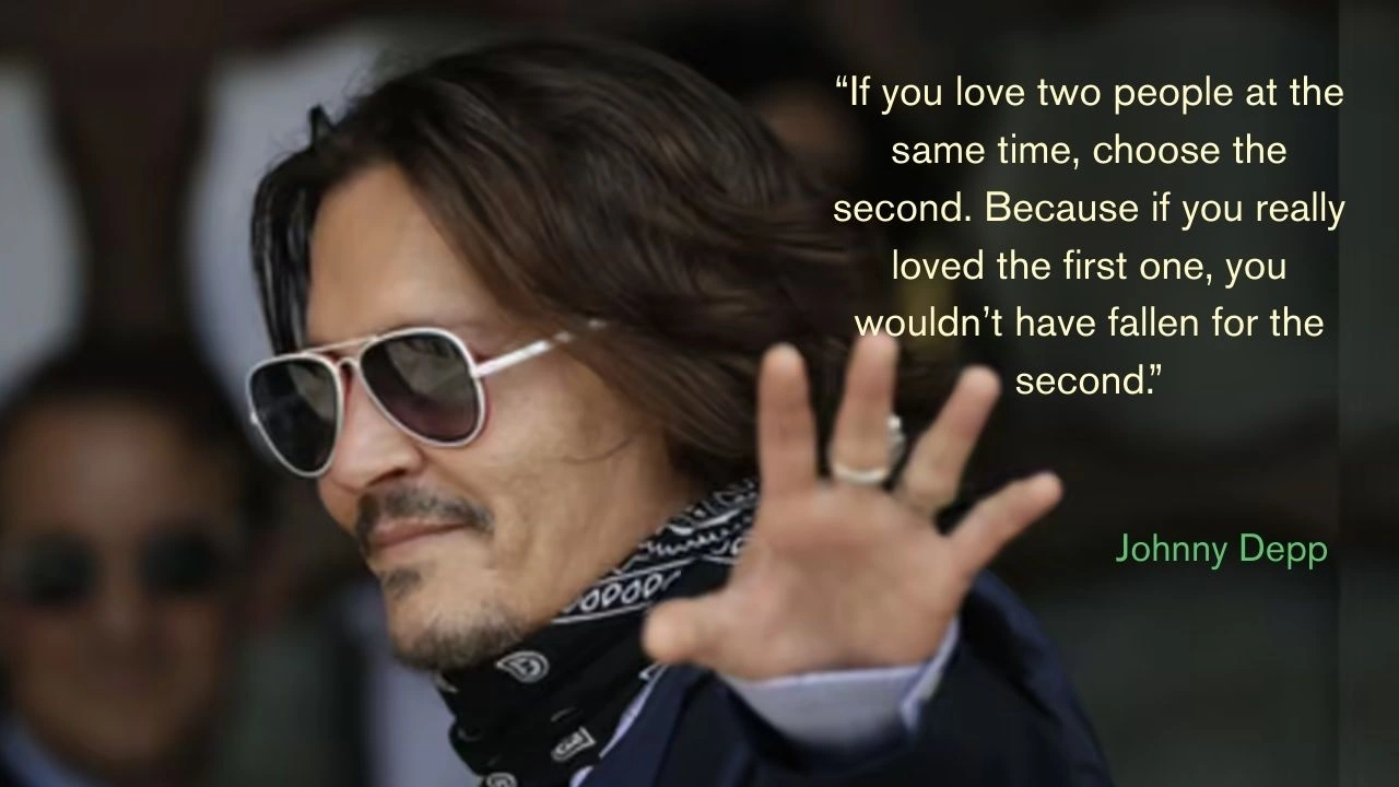 Quote of the Day by Johnny Depp