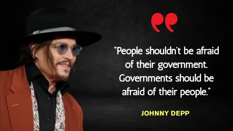 Quote of the Day by Johnny Depp