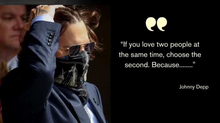 Quote of the Day by Johnny Depp