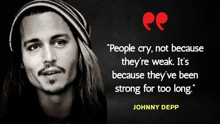 Quote of the Day by Johnny Depp