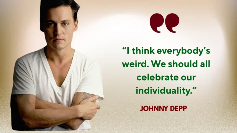 Quote of the Day by Johnny Depp on Authenticity