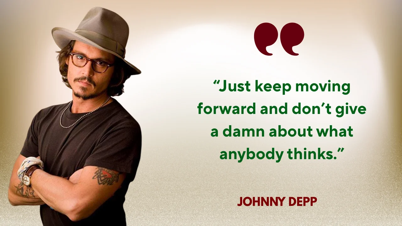 Quote of the Day by Johnny Depp on Individuality