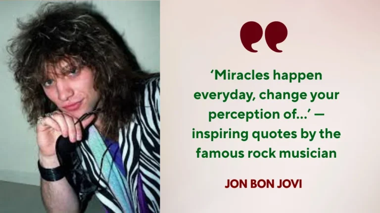 Quote of the Day by Jon Bon Jovi