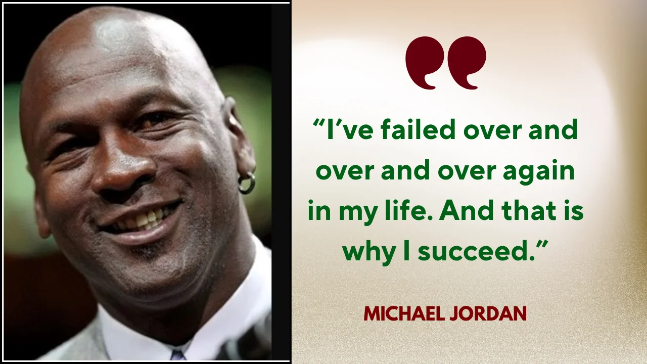 Quote of the Day by Michael Jordan on Failure