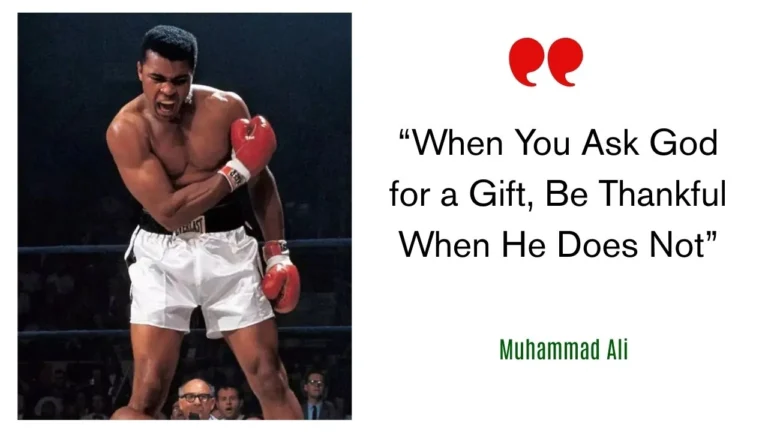 Quote of the Day by Muhammad Ali