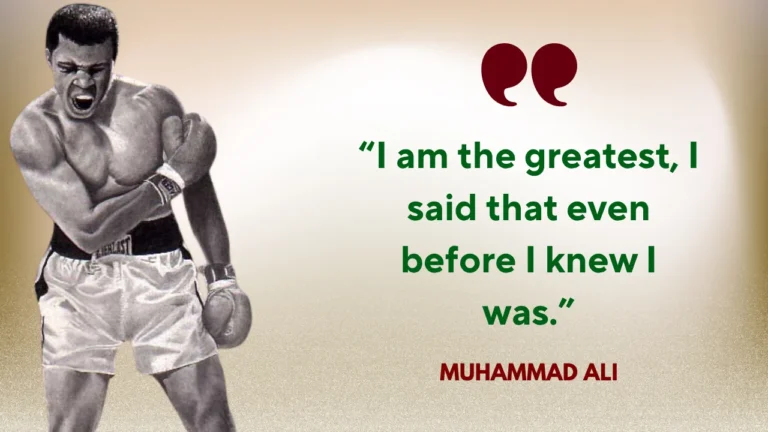 Quote of the Day by Muhammad Ali on Confidence