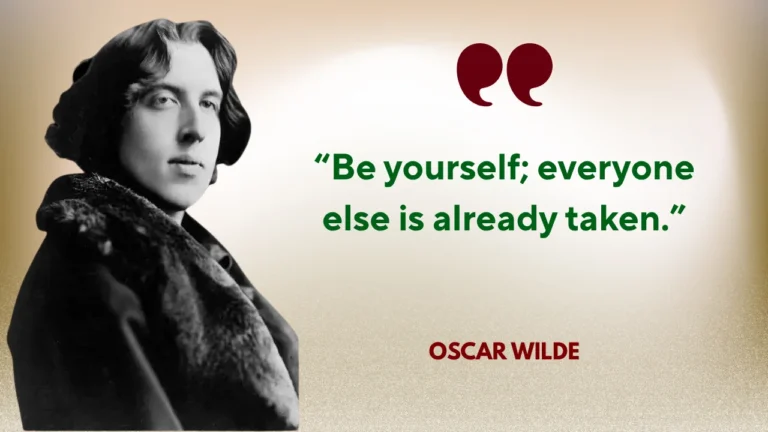 Quote of the Day by Oscar Wilde on Being Yourself