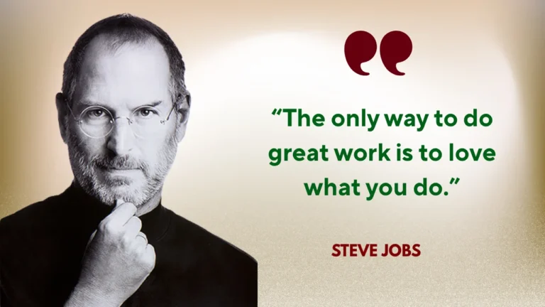Quote of the Day by Steve Jobs on Passion