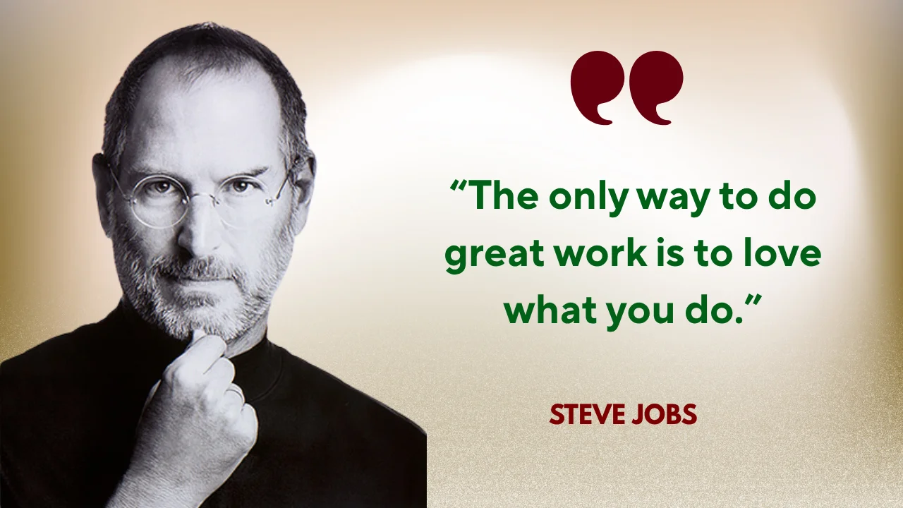 Quote of the Day by Steve Jobs on Passion