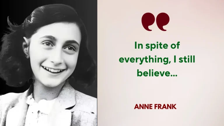 Quote of the day by Anne Frank
