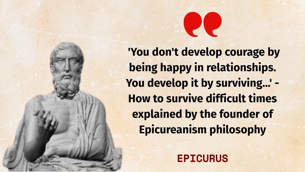 Quote of the day by Epicurus