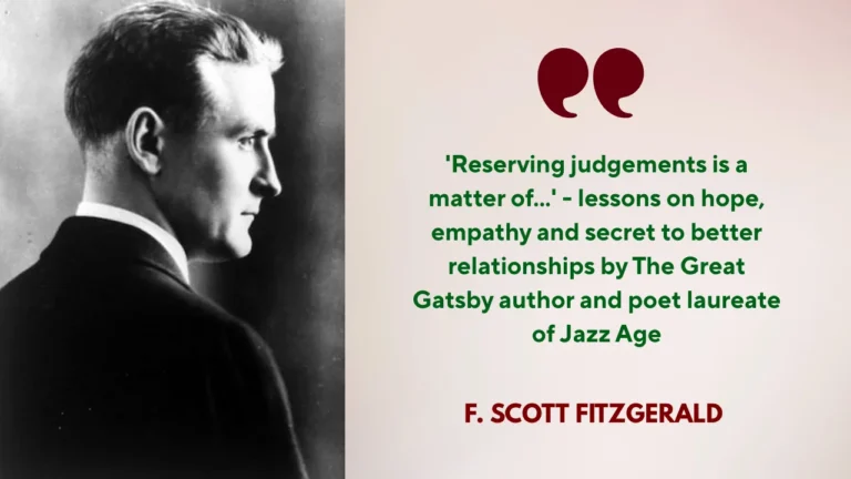 Quote of the day by F. Scott Fitzgerald