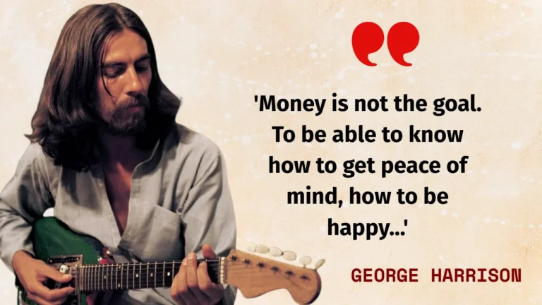 Quote of the day by George Harrison