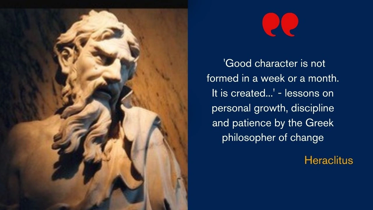 Quote of the day by Heraclitus: