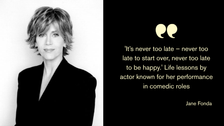 Quote of the day by Jane Fonda