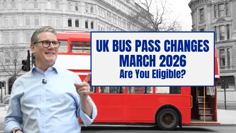 UK Bus Pass Changes March 2026