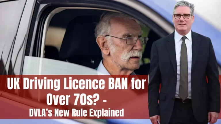 UK Driving Licence Ban Over 70