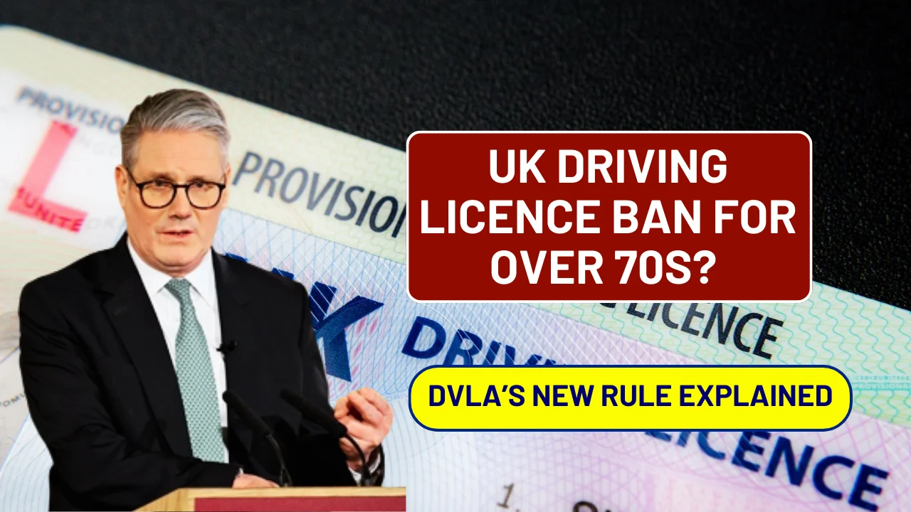 UK Driving Licence Ban Over 70 DVLA Rule